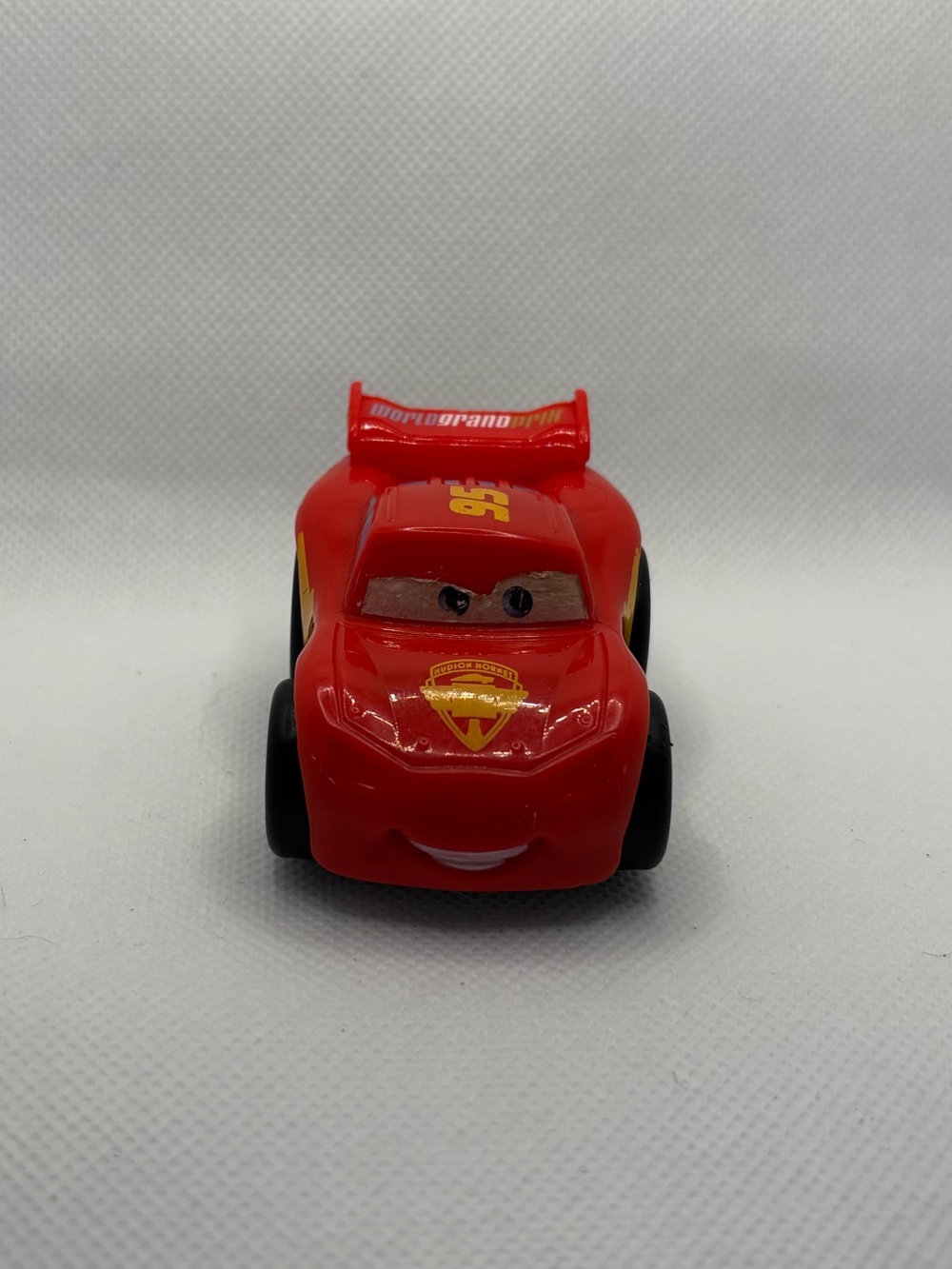 2011 Mattel Fisher Price Little People Wheelie Lightning McQueen Car GUC